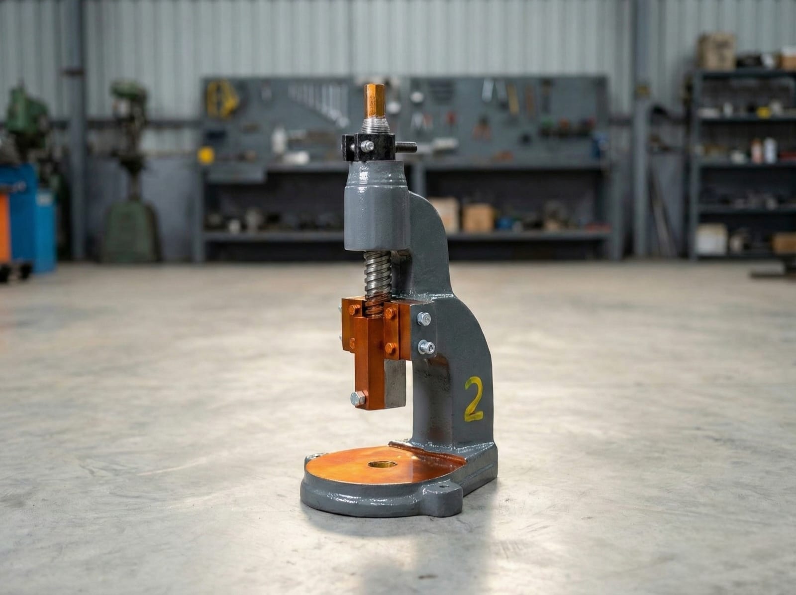 Die cutting hand press machine for precision shearing